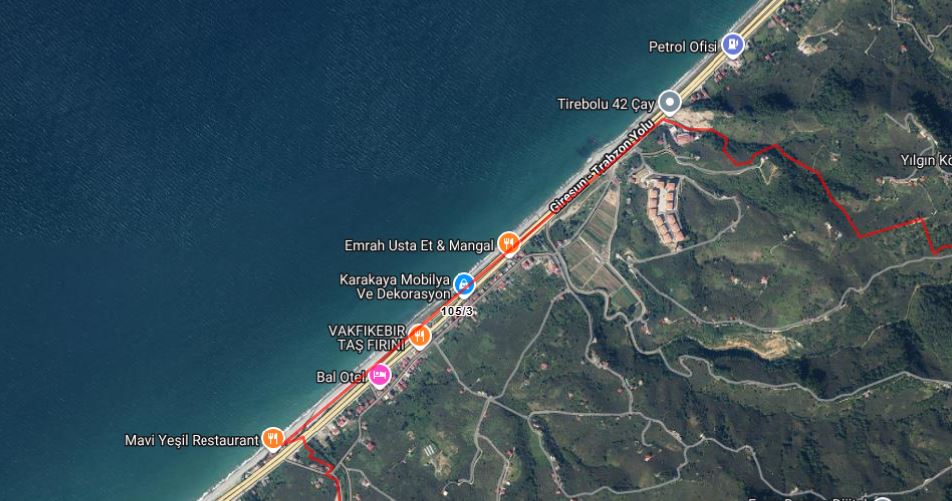 TİREBOLU DOĞANCI MH. ANA YOLA CEPHE SATILIK  ARSA